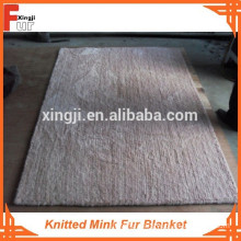 Luxury Genuine Mink Fur Throw